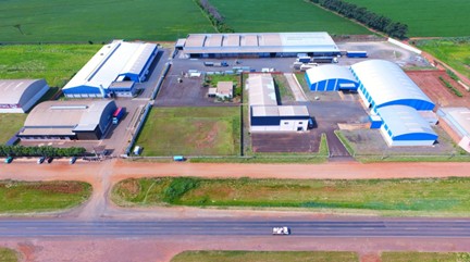 Sede da SG Alumínios — vista aérea da fábrica